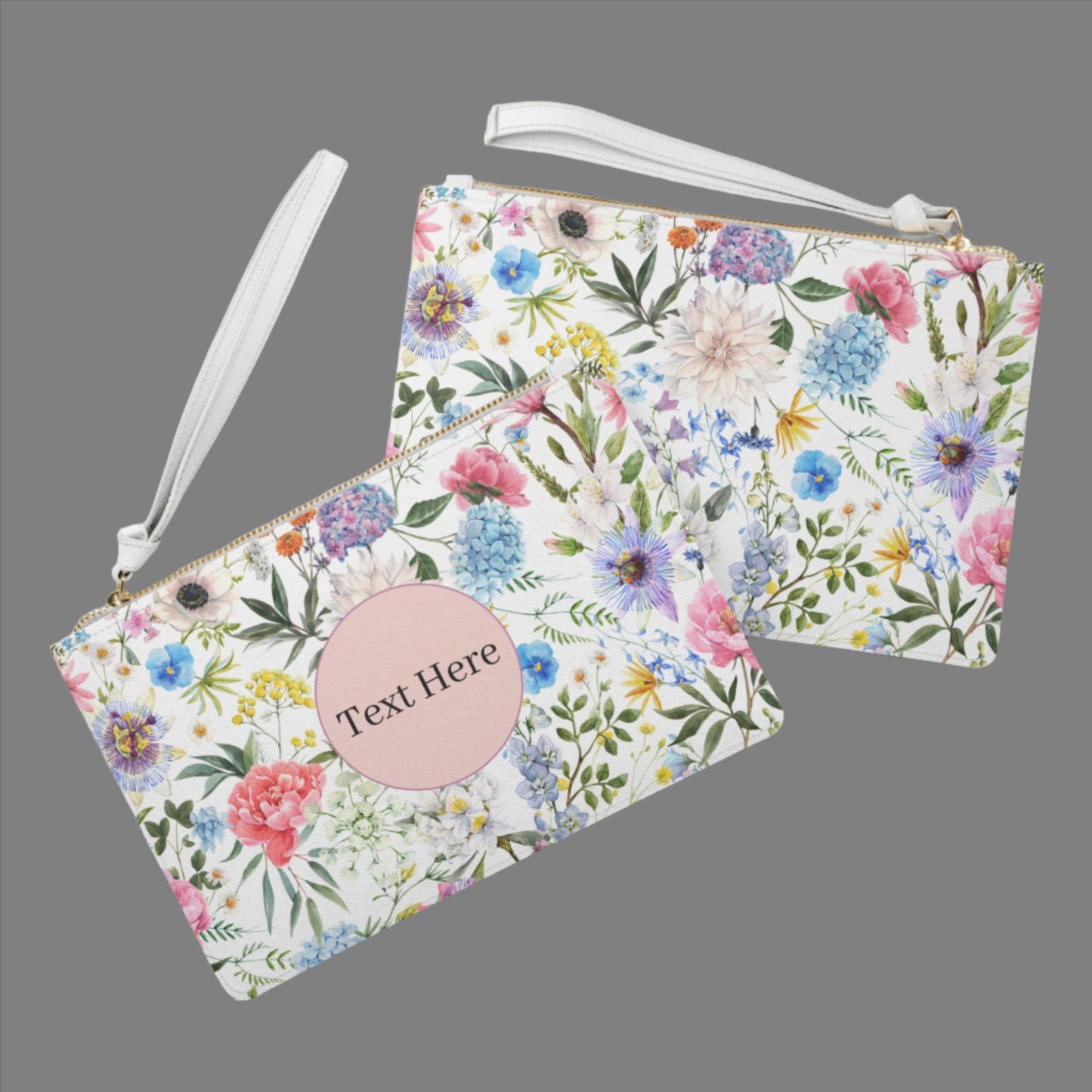 Clutch Bag - Personalize With Floral Designs