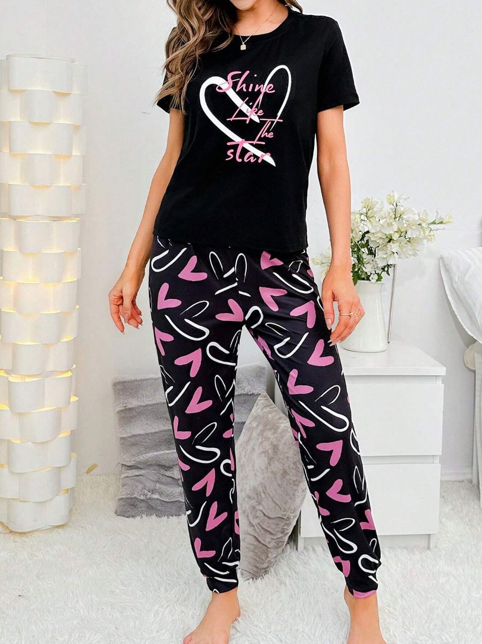 Women's Ladies' Homewear Printed Pajamas