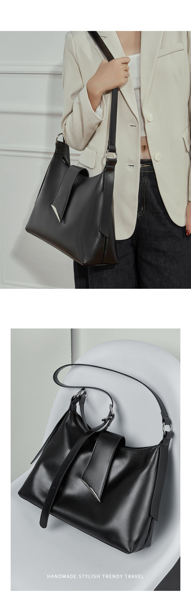 Women's Fashionable Simple Versatile Crossbody Bag