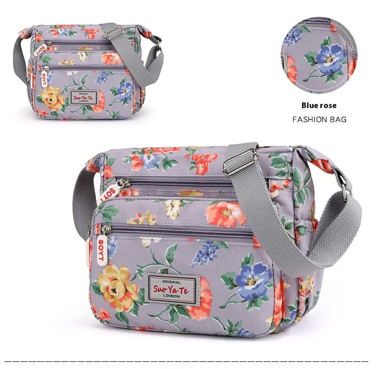 Printed Shoulder Bag Lightweight Outdoor Simplicity Travel