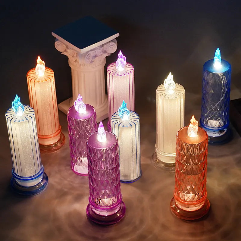 LED Electronic Candle Light Birthday And Wedding Celebration Christmas Candle Lights Home Christmas Decorations