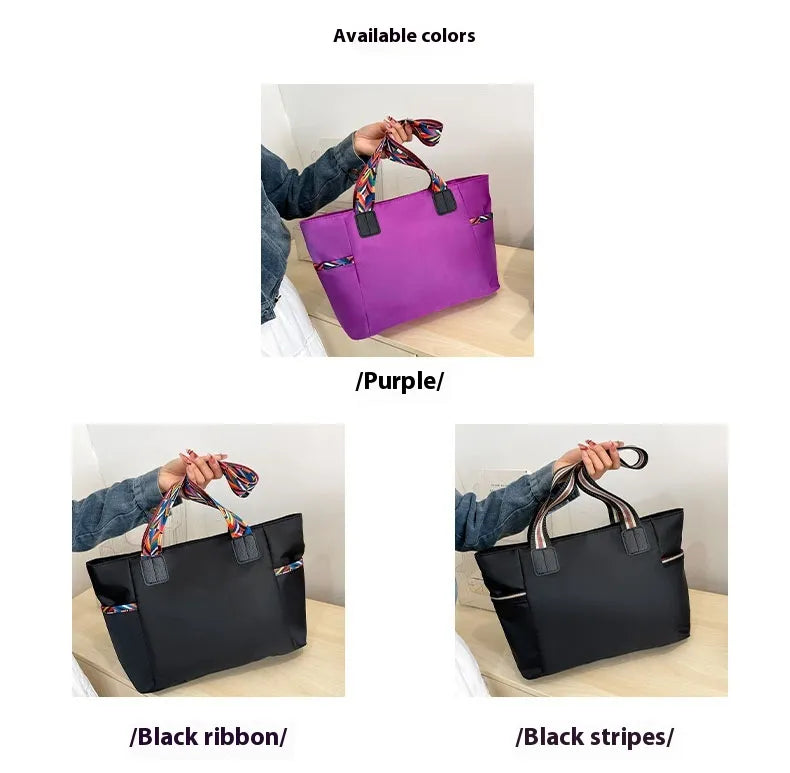Women's Oxford Cloth Bag Portable And Fashion Shoulder Bag