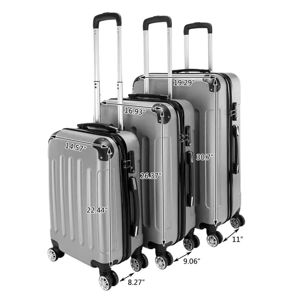 3-in-1 Portable ABS Trolley Case- FREE USA SHIPPING