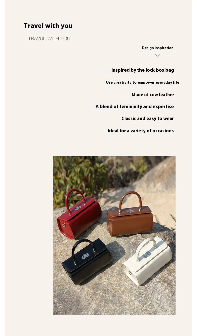 New Leather One-shoulder Crossbody Women's Bag