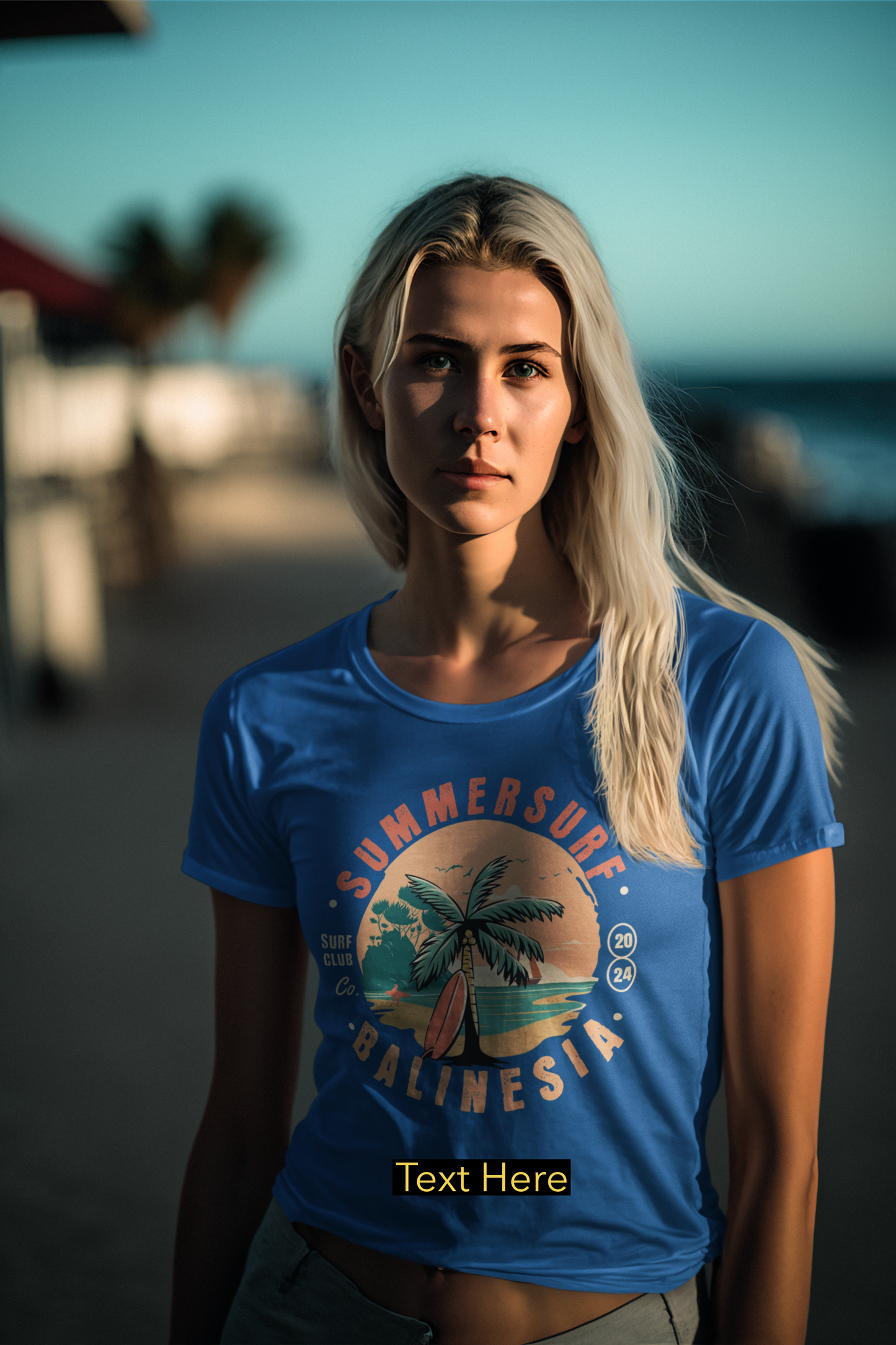 Unisex Softstyle T-Shirt - Personalize With Beach Themes