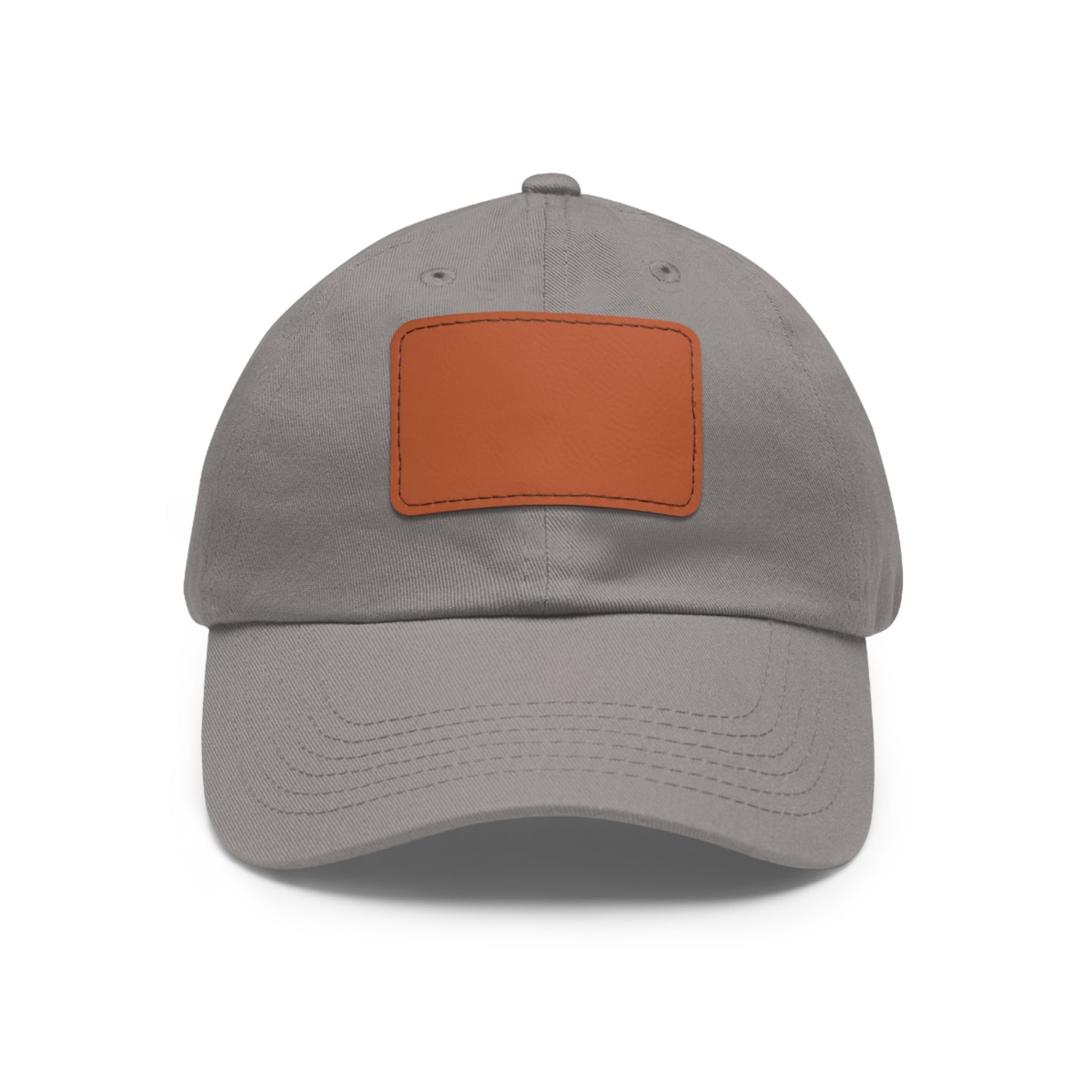 Dad Hat with Leather Patch (Rectangle) - Personalize With Country Flags