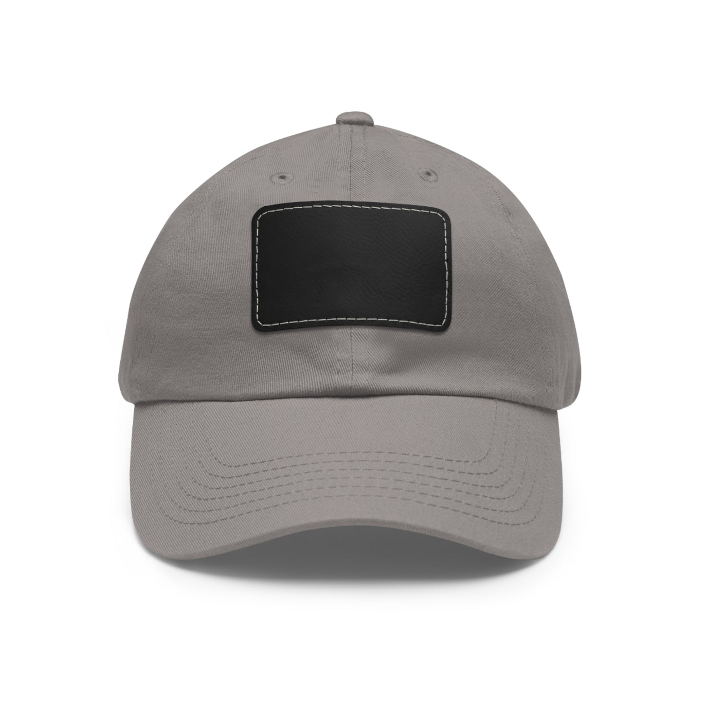 Dad Hat with Leather Patch (Rectangle) - Personalize With Country Flags