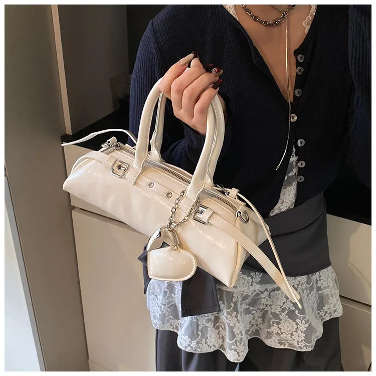 Niche Bowling Bag Design Commuter Fashionable Shoulder Bag