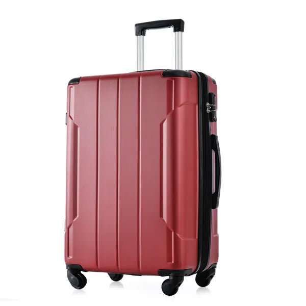 Hard, Lightweight, And Durable ABS Suitcase With Dual Wheels, Expandable 28 Inch Checked In Luggage- FREE USA SHIPPING