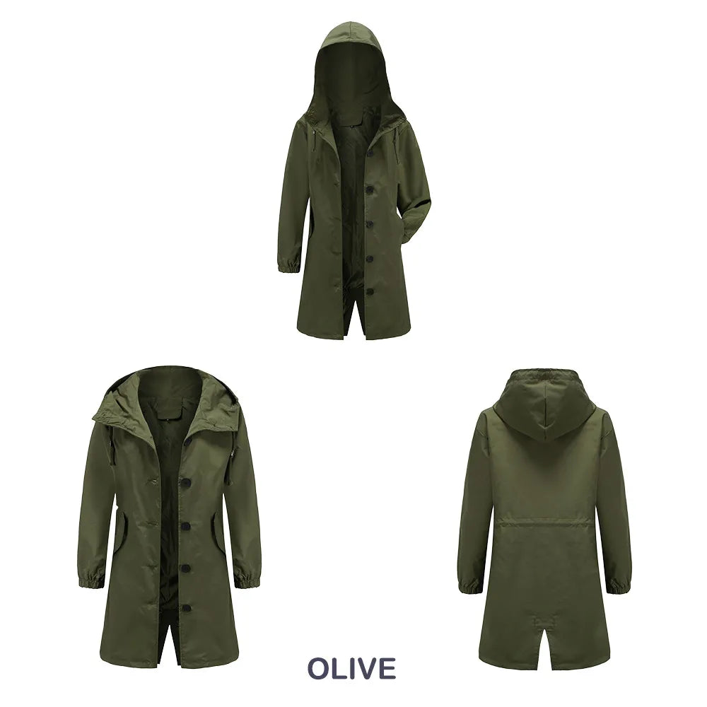 Waterproof Anorak Women's Casual Long Coat