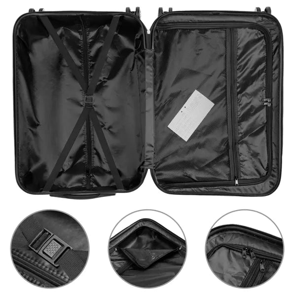 Vertical Pattern Three In One Handle Universal Wheel Pull Rod Box- FREE USA SHIPPING