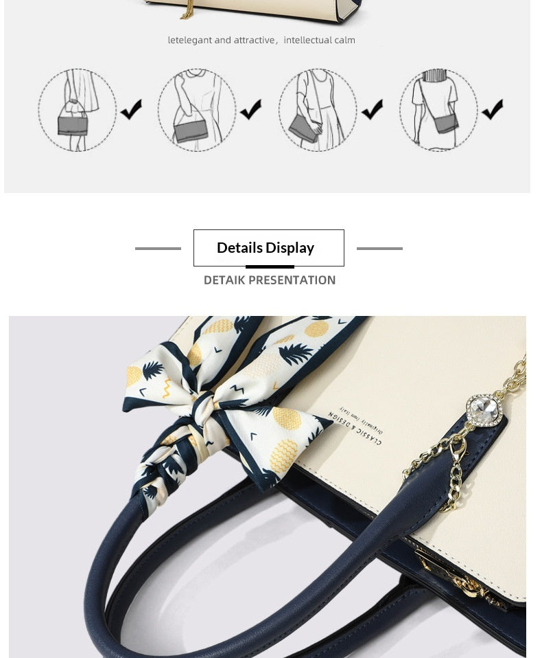 Premium Leather Crossbody Bag With A Spacious Design