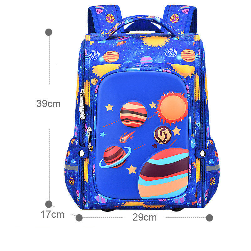 Men's And Women's Fashion Integrated Open Large Capacity Schoolbag