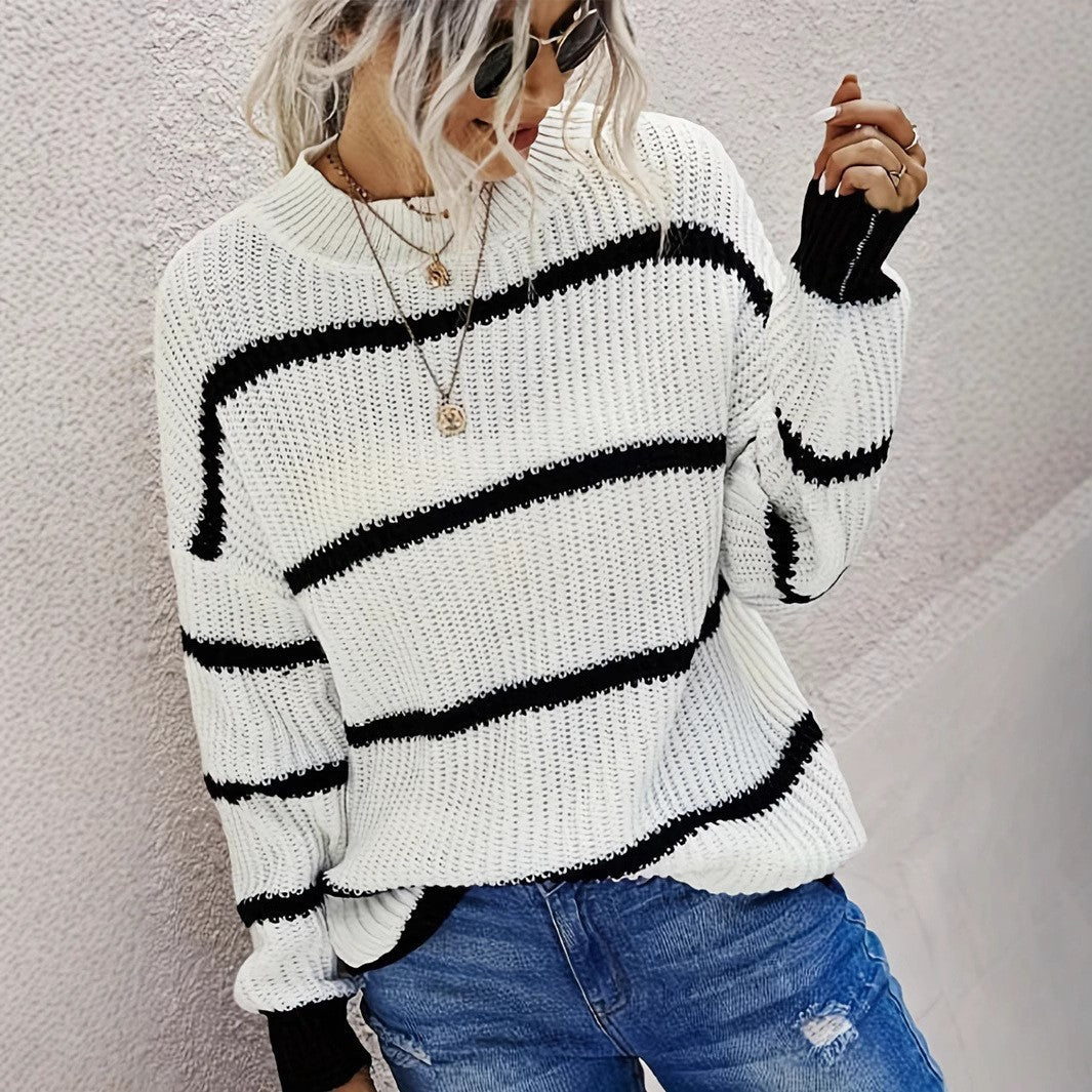 Women's Loose Knitted Pullover Sweater Coat