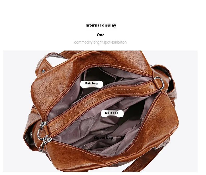 New Women's Bag European And American Big Bag Portable Tote Bag