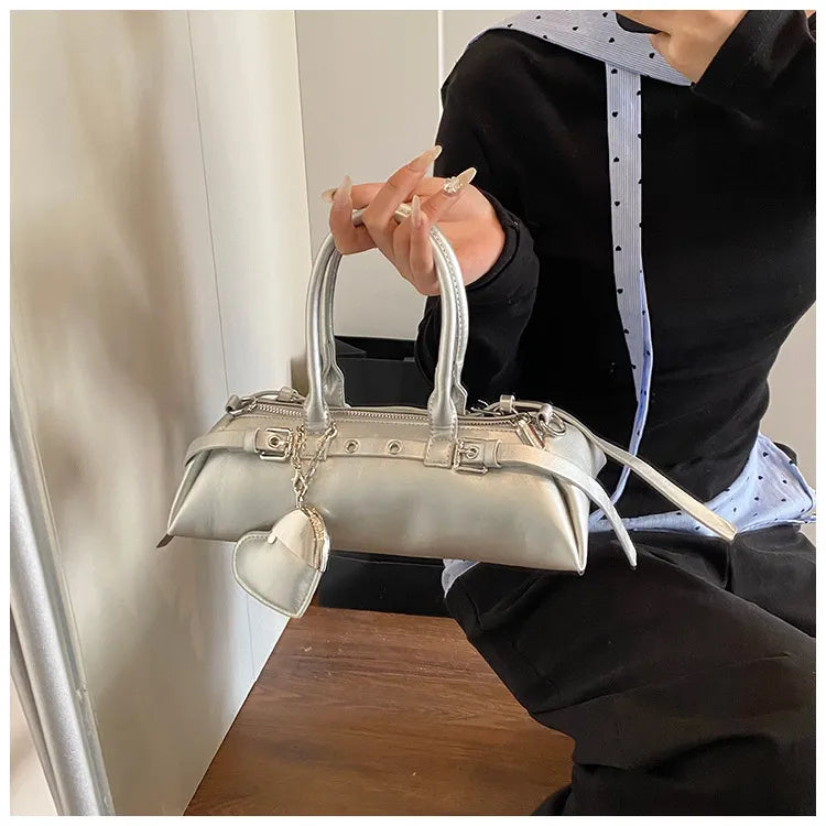 Niche Bowling Bag Design Commuter Fashionable Shoulder Bag