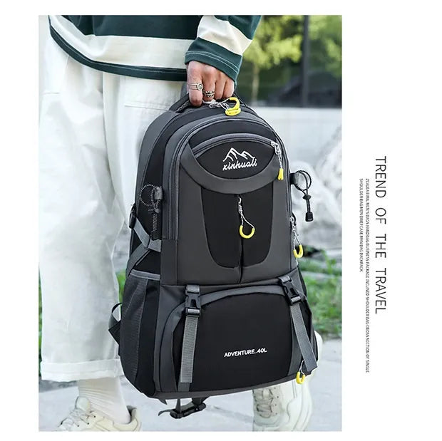 Outdoor Mountaineering Bag Hiking Men And Women 60L Large Capacity Sports Bag