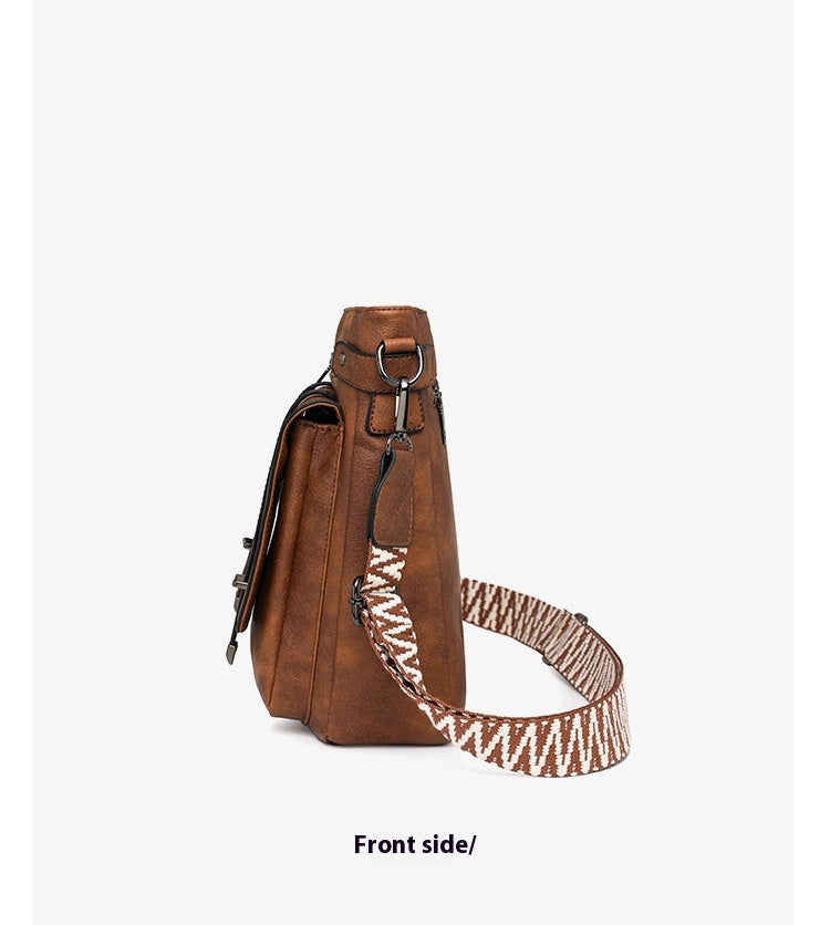 Women's Shoulder Personality Large Capacity Multi-pocket Bucket Bag