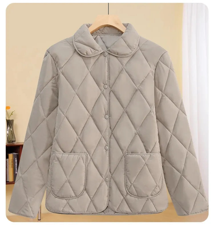 Women's Loose-fitting Lightweight Thin Coat Cotton-padded Jacket