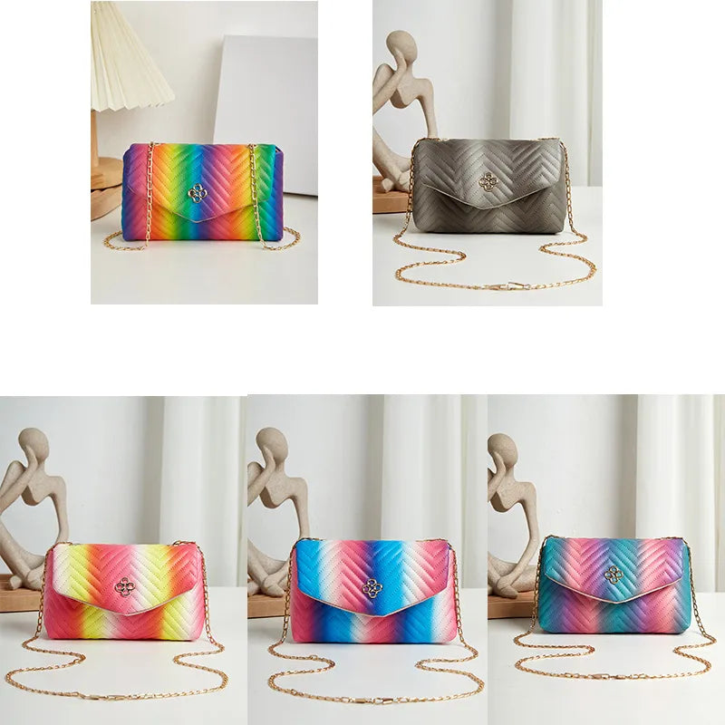 New Contrast Color Polyester Suitable For Portable Travel Lipstick Cosmetics Women's Bag