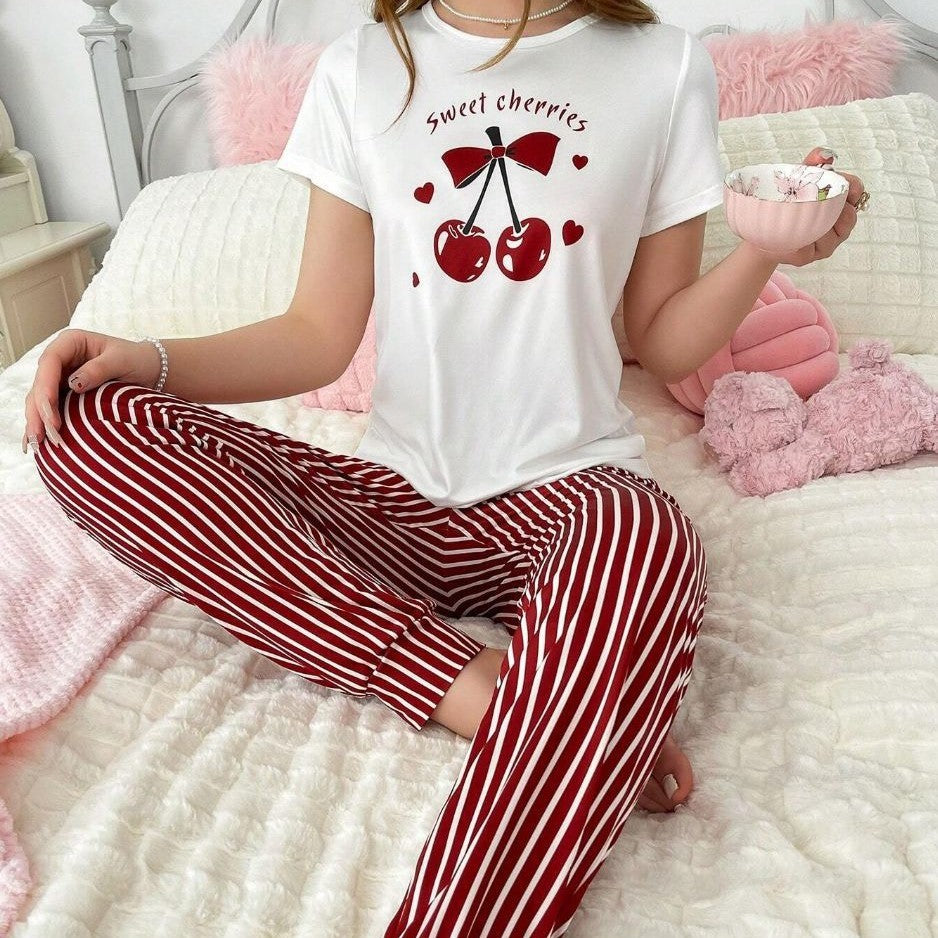 Women's Ladies' Homewear Printed Pajamas