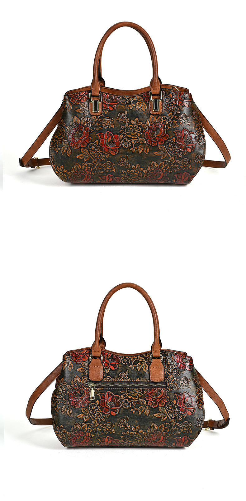 Retro Large-Capacity Handheld Shoulder Bag
