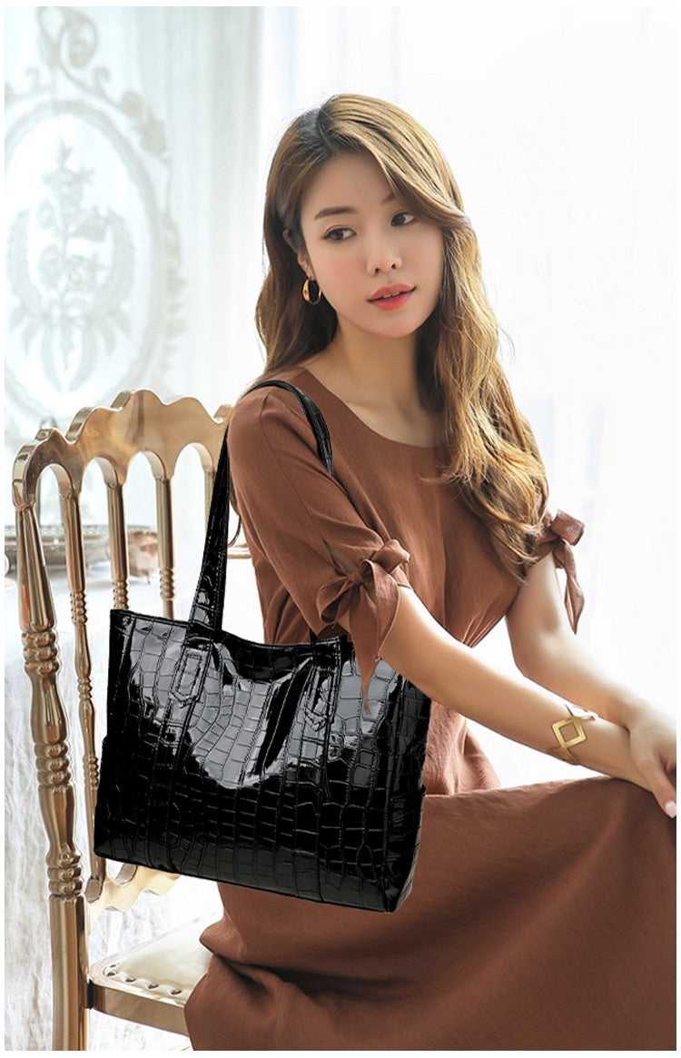 Korean Style Stylish Simple And Versatile European And American Commuters' Tote Bag