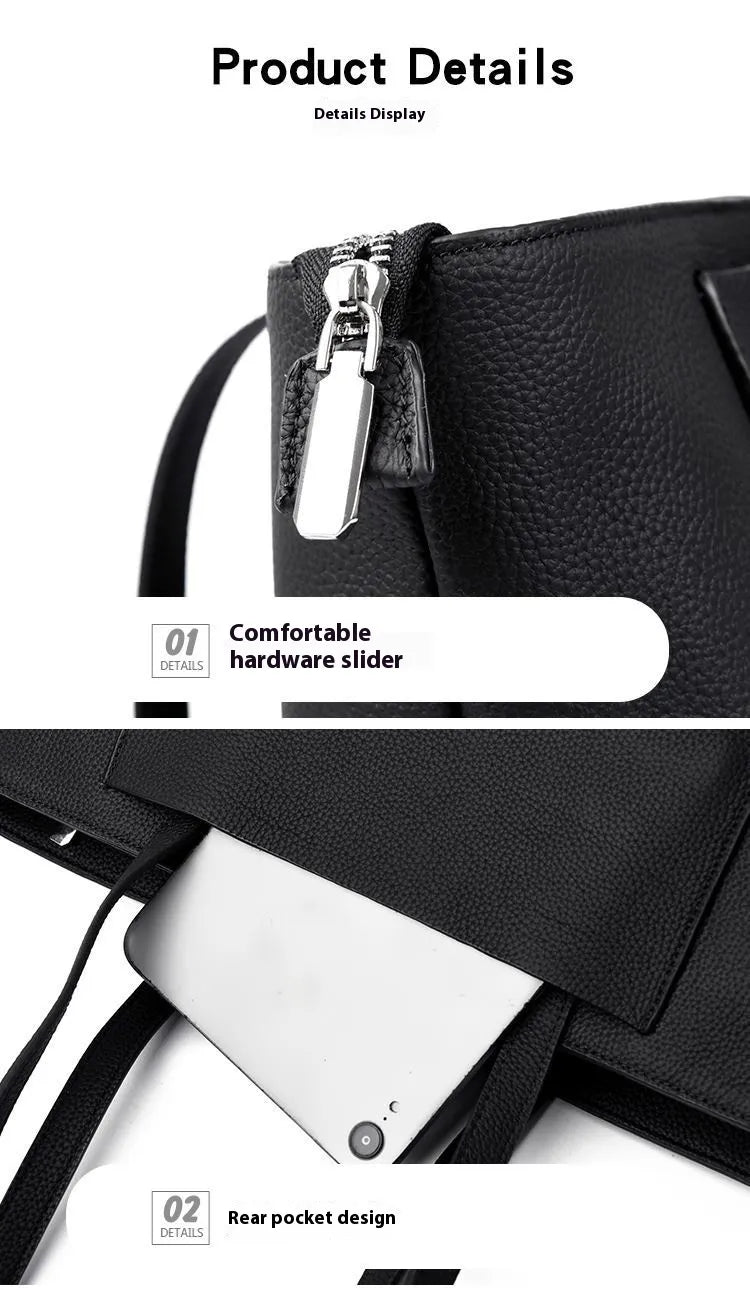 Tote Bag Women's Large Capacity Leather Shoulder Bag