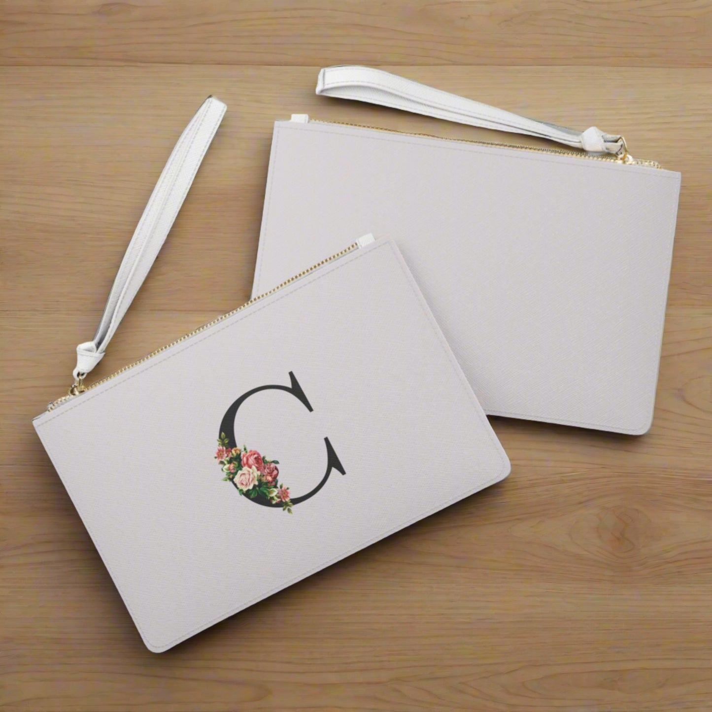 Clutch Bag - Customize With Monogram Letters