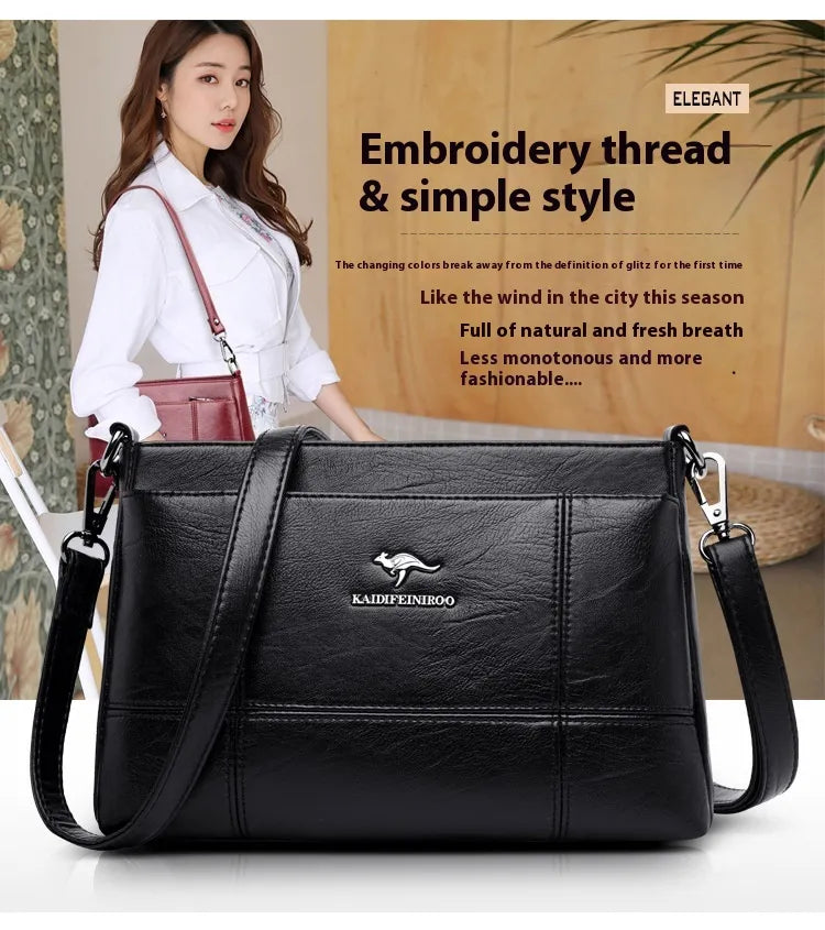 Shoulder Messenger Bag Fashion Generous Handheld Small Square Bag