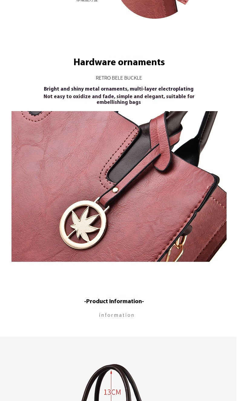 Women's Large Capacity Three-piece Messenger Bag