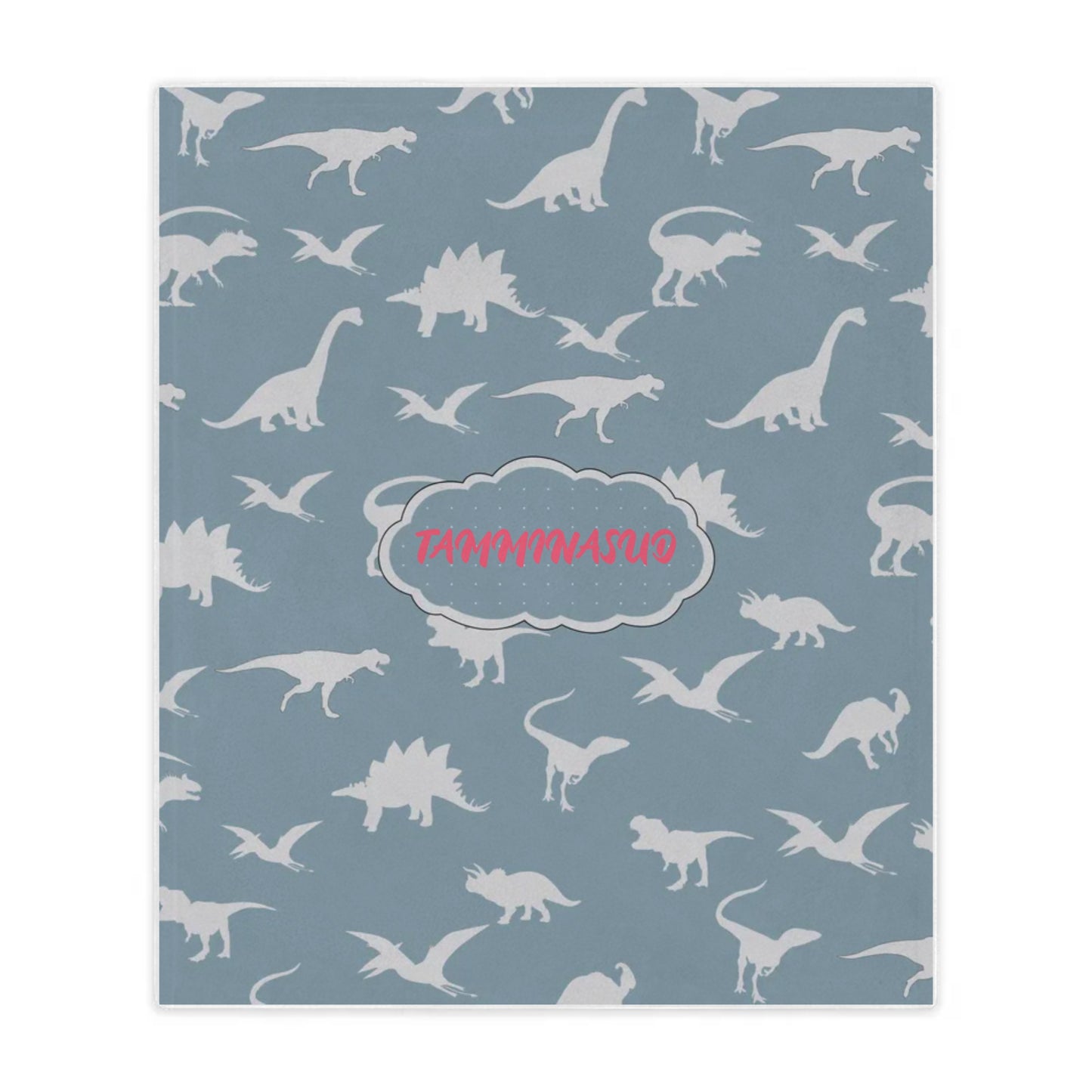 Microfiber Blanket-Personalized  Small Dinosaur Blanket