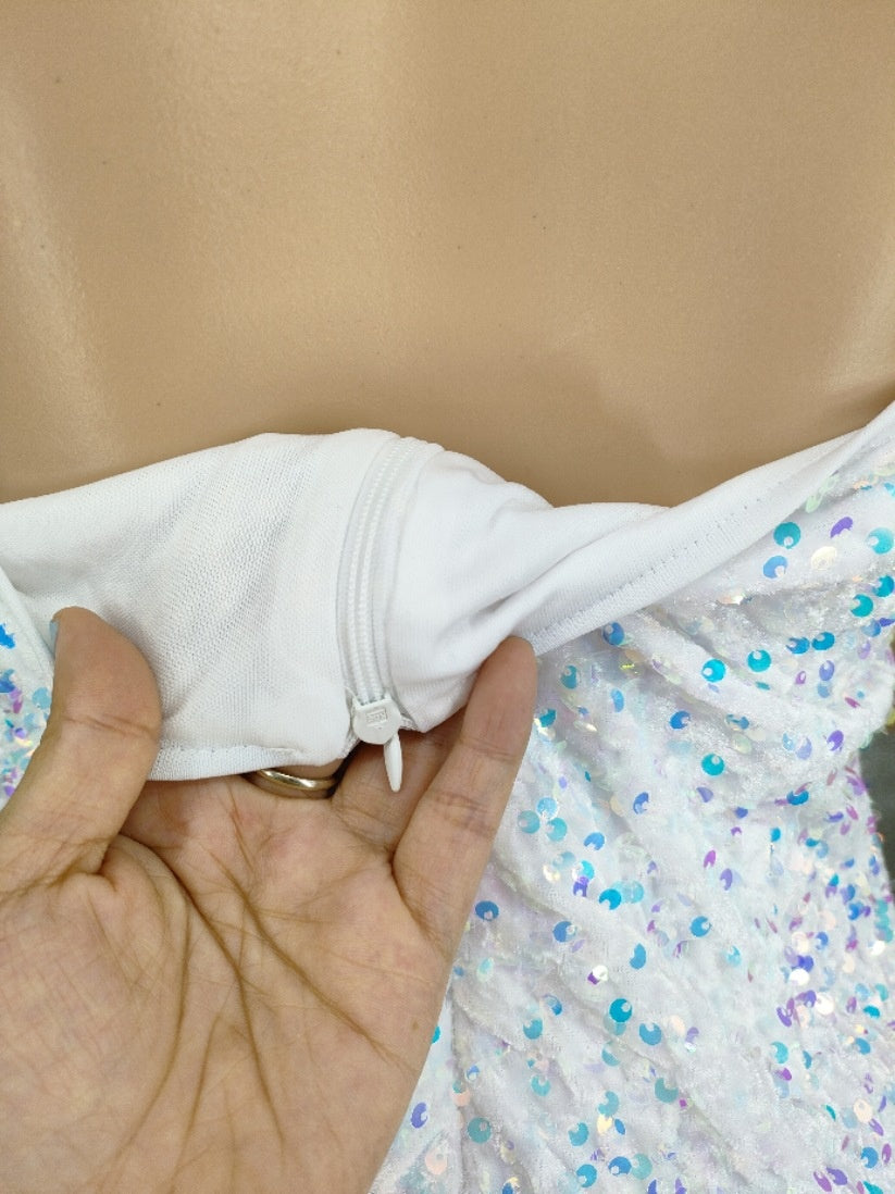 Women's Fashion Sexy Tube Top Hip Skirt