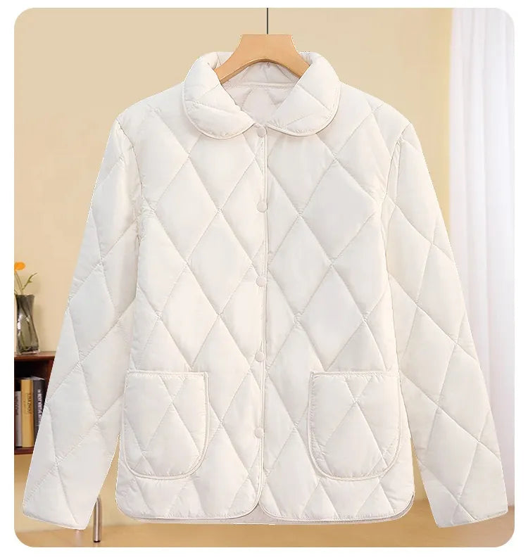 Women's Loose-fitting Lightweight Thin Coat Cotton-padded Jacket