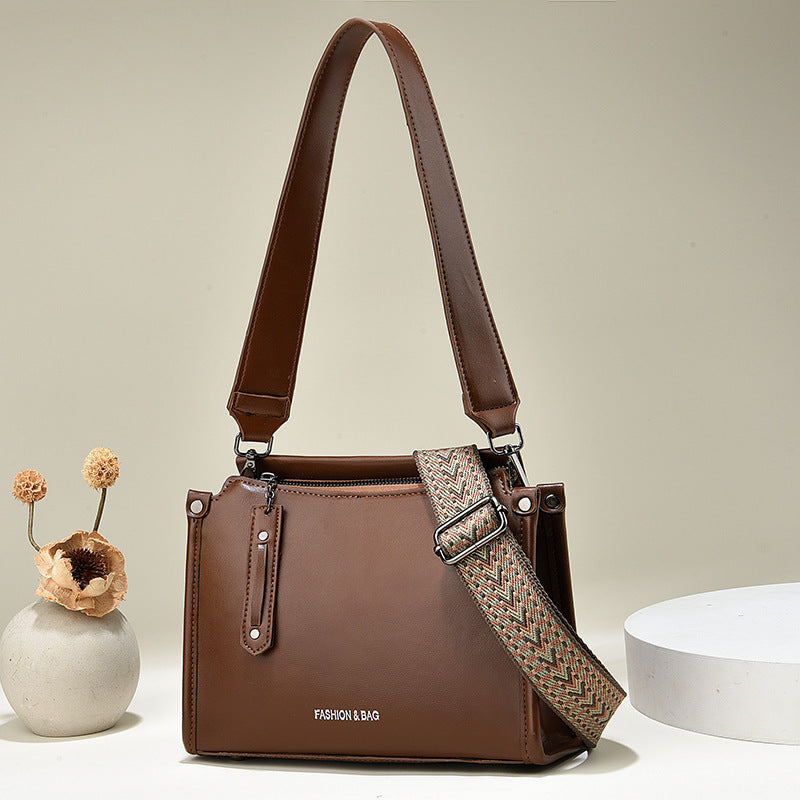Women’s Small Square Bucket Crossbody Shoulder Bag