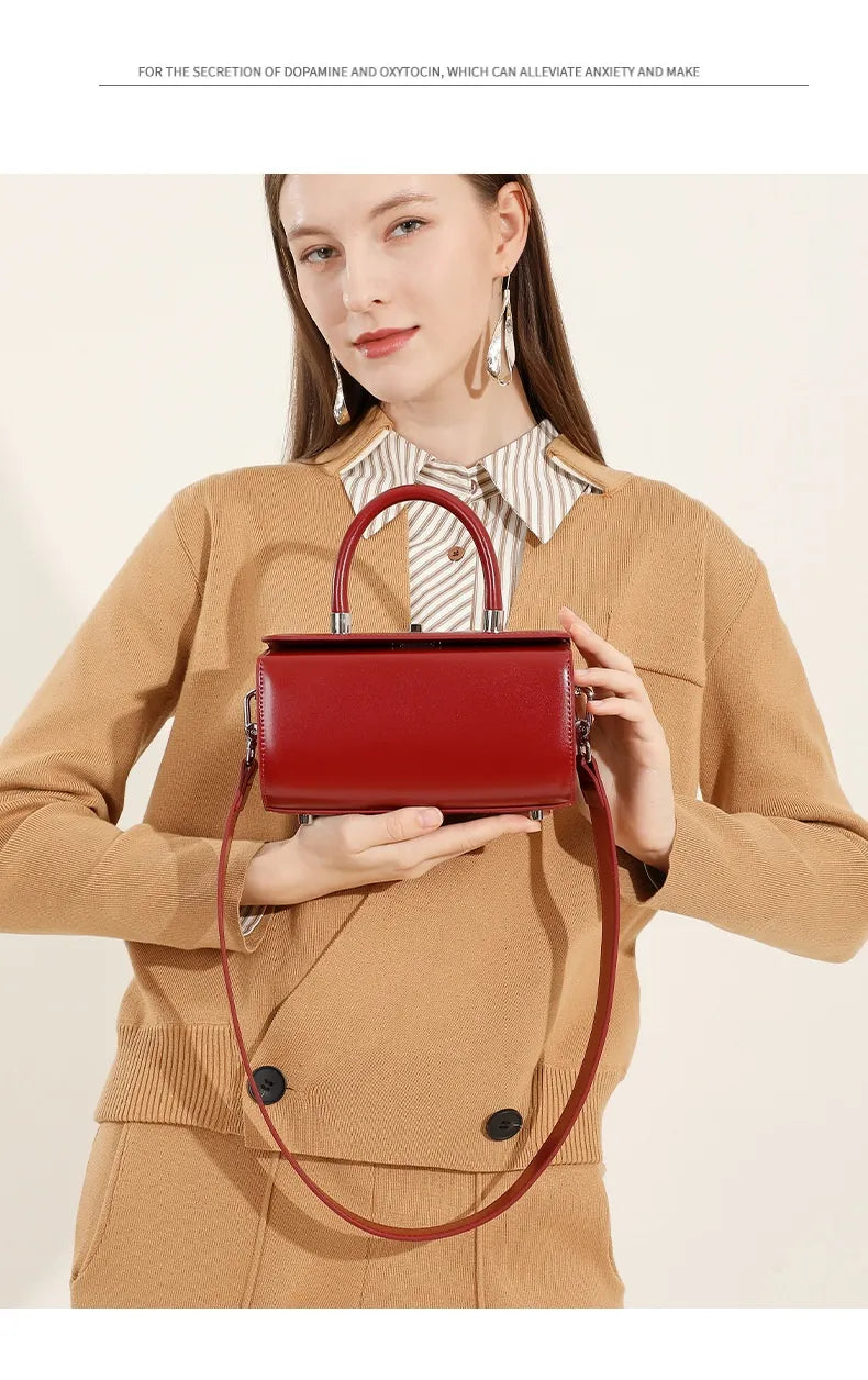New Leather One-shoulder Crossbody Women's Bag