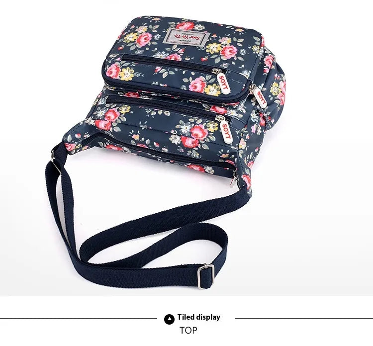 Printed Shoulder Bag Lightweight Outdoor Simplicity Travel