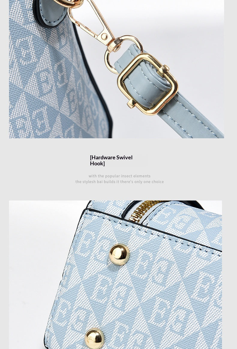 Womens Stylish Versatile Tote Shoulder And Crossbody Bag