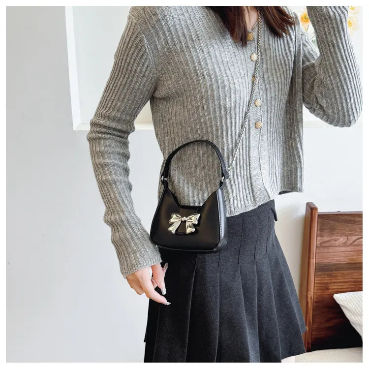 Western Style Niche Messenger Fashion Shoulder Underarm New Moon Bag