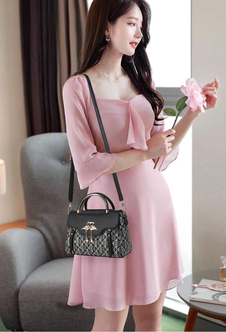 Womens Stylish Versatile Tote Shoulder And Crossbody Bag