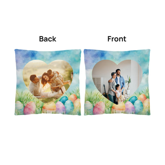 Classic Pillow - Personalize With Easter Egg Designs And Your Photo