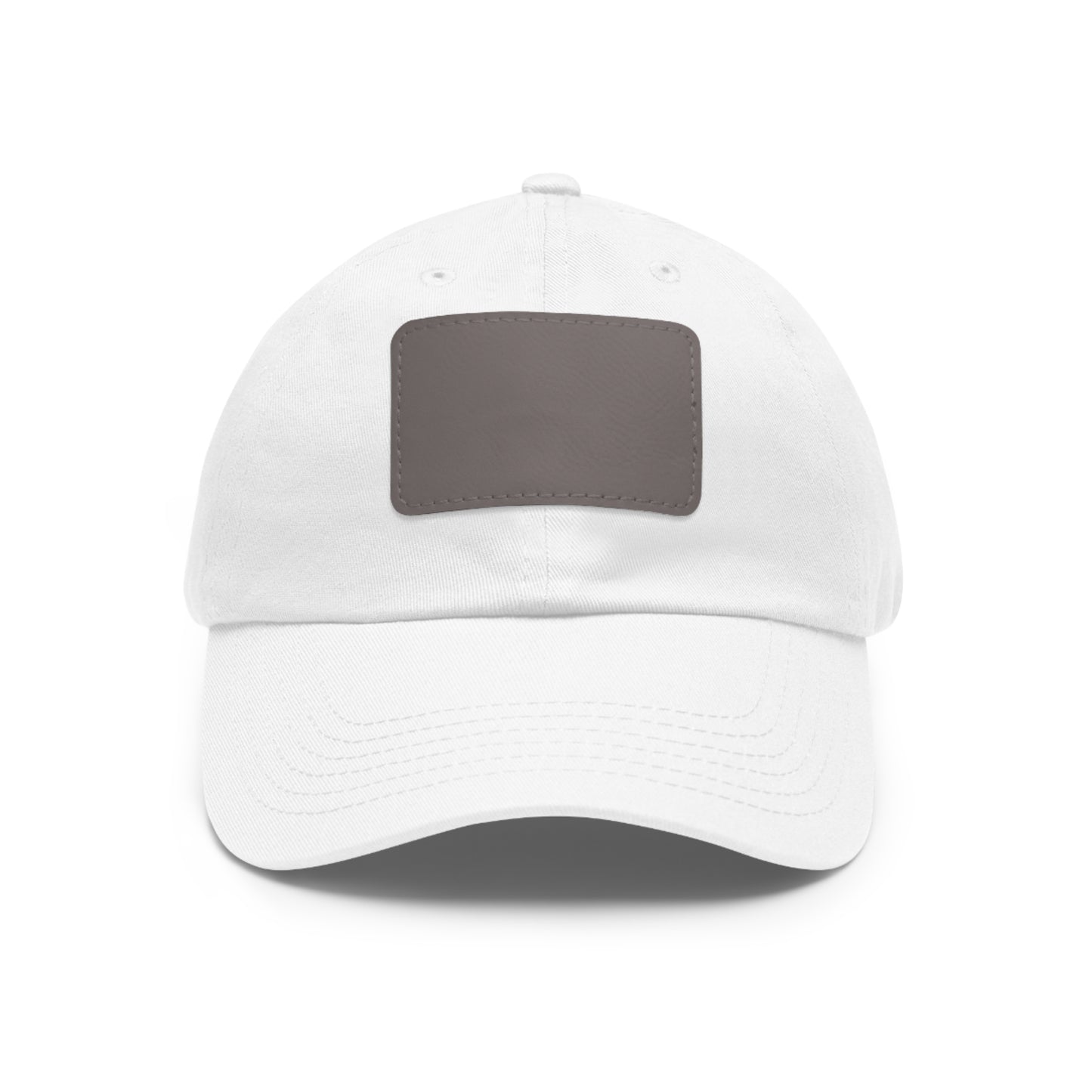 Dad Hat with Leather Patch (Rectangle) - Personalize With Country Flags