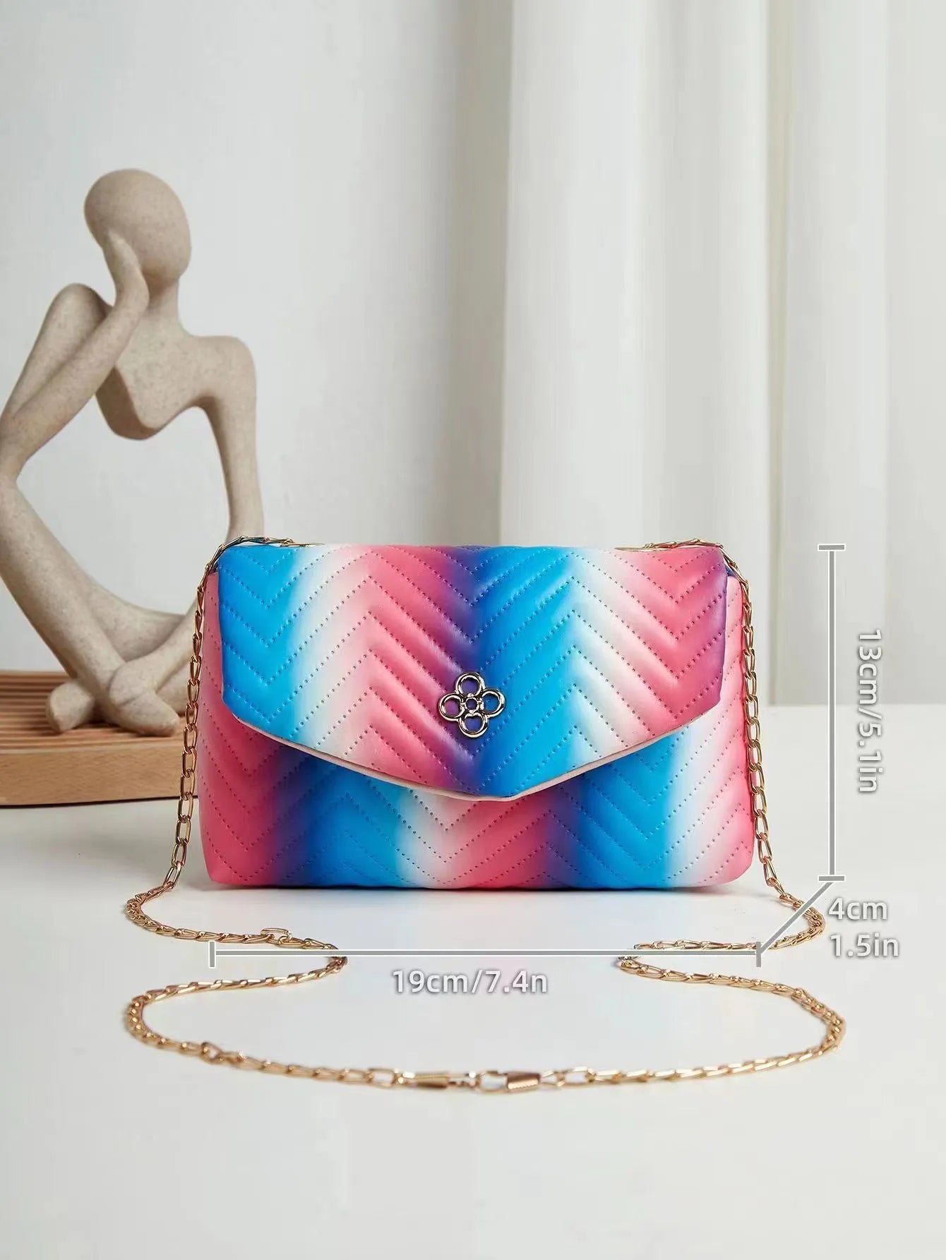 New Contrast Color Polyester Suitable For Portable Travel Lipstick Cosmetics Women's Bag