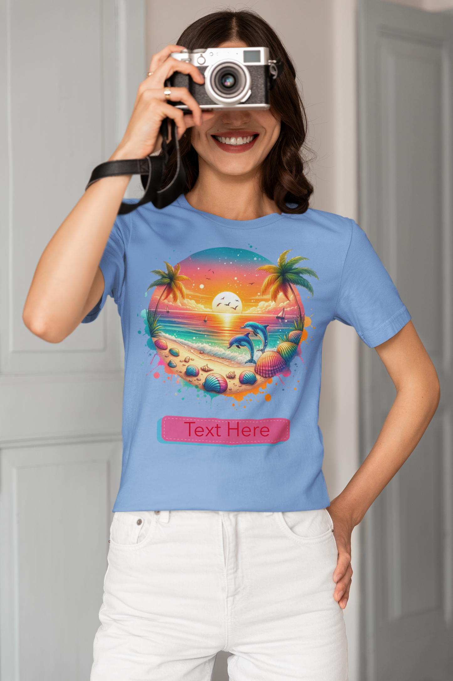 Unisex Softstyle T-Shirt- Personalized Beach Themes