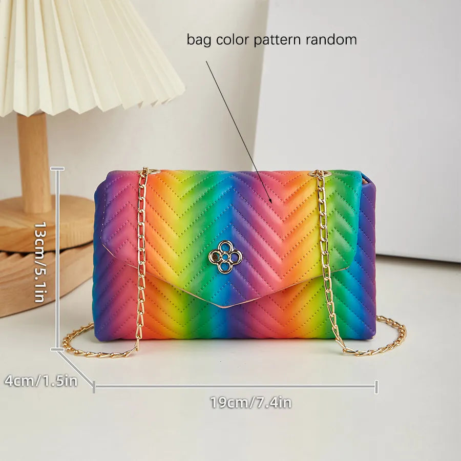 New Contrast Color Polyester Suitable For Portable Travel Lipstick Cosmetics Women's Bag