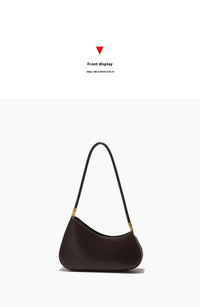 High-end Retro Commuter Underarm Bag Women's Niche High-grade Handbag