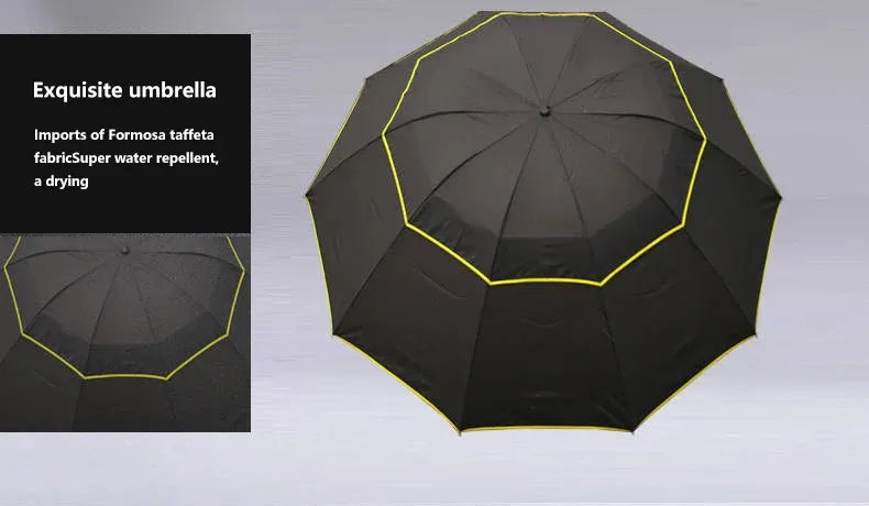 Double fold oversized umbrella