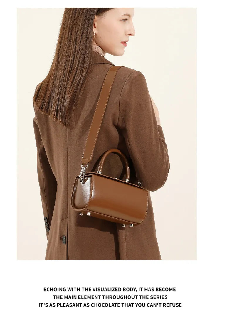 New Leather One-shoulder Crossbody Women's Bag