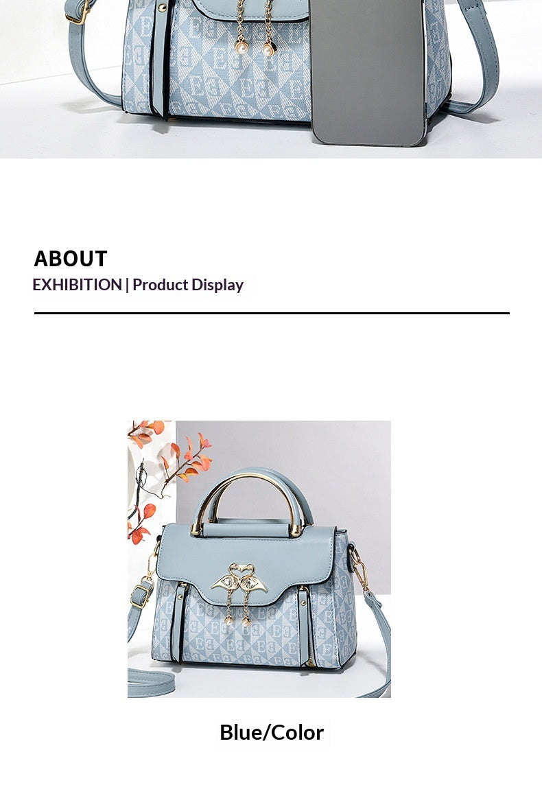 Womens Stylish Versatile Tote Shoulder And Crossbody Bag