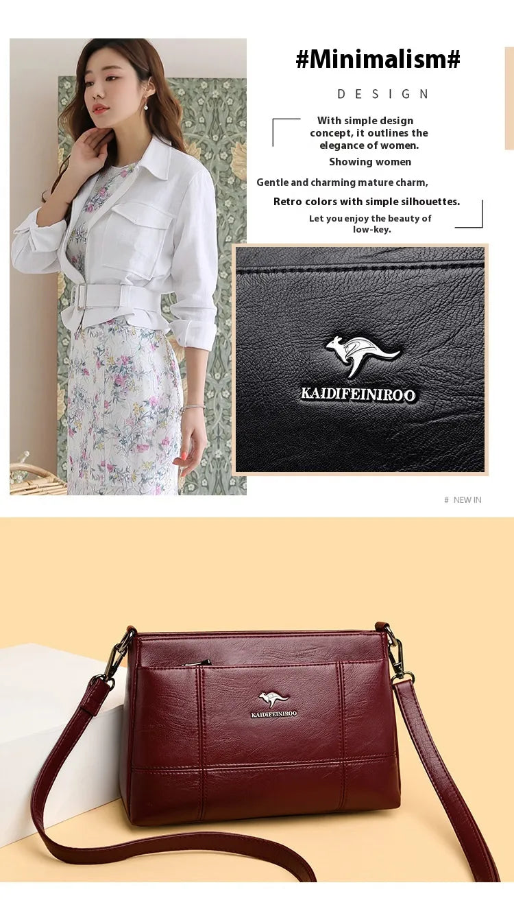 Shoulder Messenger Bag Fashion Generous Handheld Small Square Bag